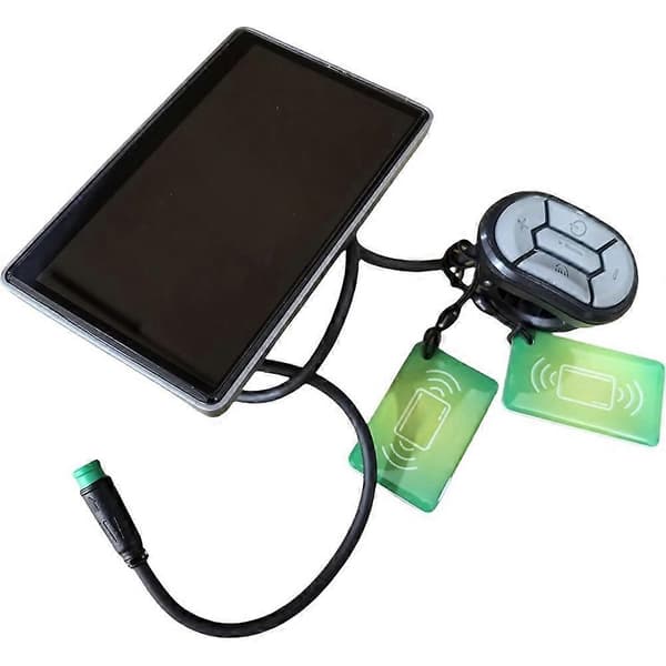V5.0 Version LCD-skærm med NFC til OUXI V8 Elcykel Opgraderet Version 50 km/t Dashboard Erstatningsdele