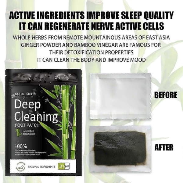 100 stk. Detox fotplaster for stresslindring og dyp søvn Kropp tiaog1_D2S 100PCS