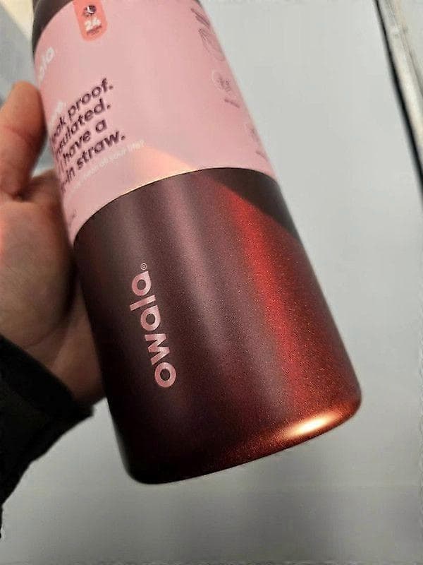 Owala Freesip 32oz Vannflaske i rustfritt stål, Black Cherry L 32oz
