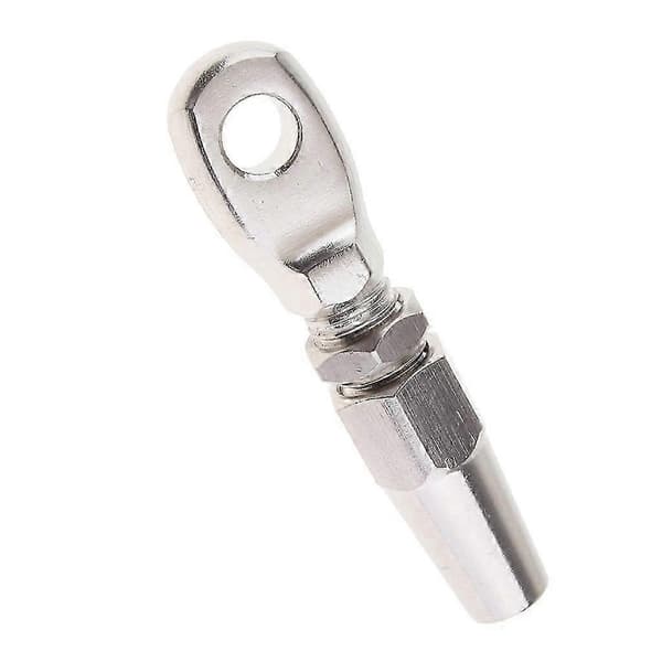 316 Marine Grade Rustfrit Stål Swageless Øjeterminal til 5 mm Wire Silver 5mm