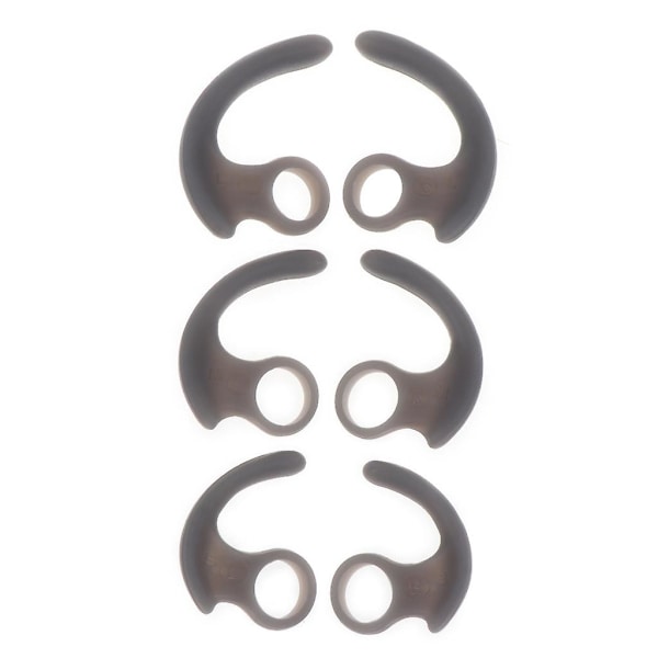 3 par/lot Mjukt case Öronkrok In-ear-öronsnäckor för Sony Ear Tip S/M/L Gray
