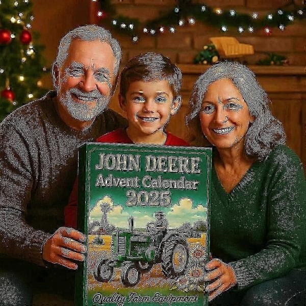 24-dagers *John Deere Julekalender 2025 Traktor Blindboks, Julegave.z