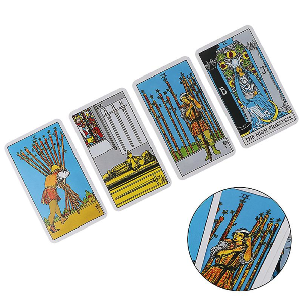 1 boks Magical Rider Tarot Cards Deck Edition Mysterious Tarot Board Game 78 Card