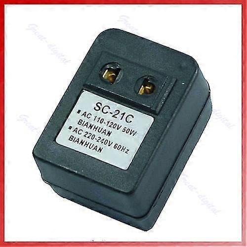 Nyeste Step Up Spændingsomformer Adapter 110v Us Til 220v Us Eu Sort 1 Stk