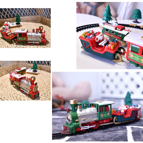 Juletræ togsæt Polar Toy Toddler Electric Whistle Train Tracks Village