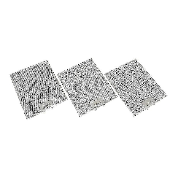 Opgraderet 3 X Servis Universal 320 X 260 Mm Metal Kogepladeemhætte Fedtfilter