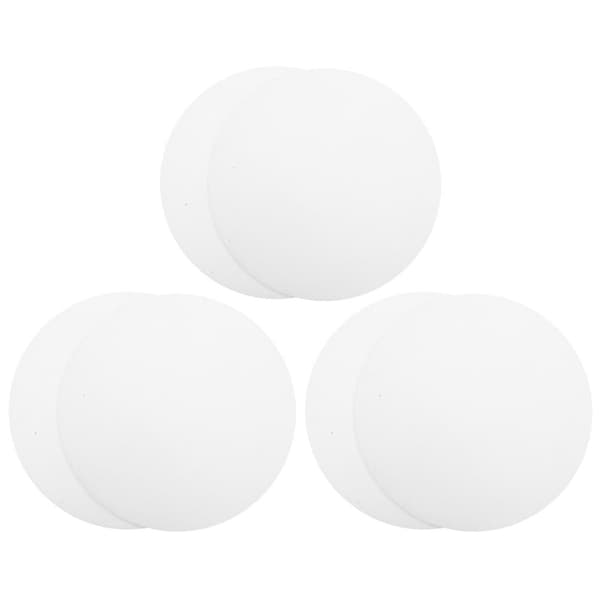 6 st vita downlight-diffusorplattor för mjukt ljus, ersättning, PC-material