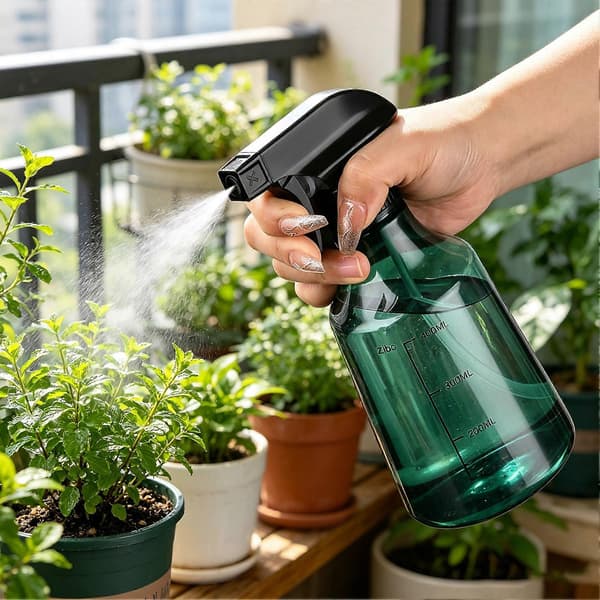 Sprayflaska – Påfyllningsbar Transparent Vatten – för Alkohol och Eteriska Oljor Fin Dimma Grey