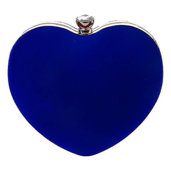 Sydämenmuotoinen käsilaukku Lady Fashion Meikkilaukku Iltalaukku Clutch-laukku Käsilaukku Elegantti BLUE