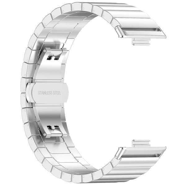 En perle rustfritt stålrem for Huawei Watch Fit 3 Silver