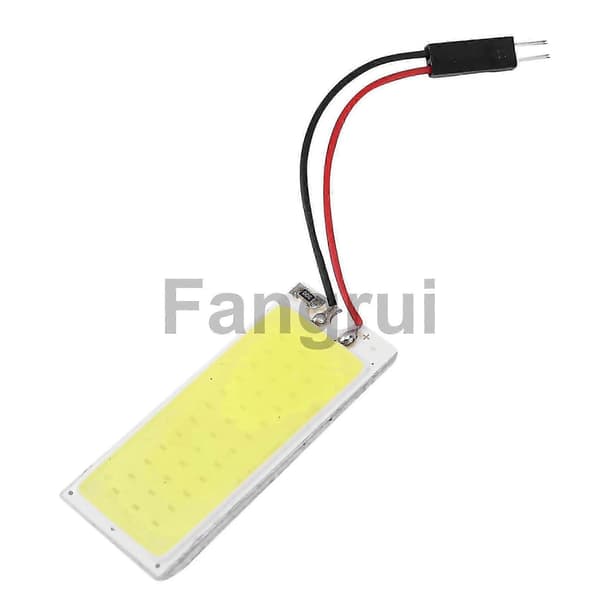 For T10 501 W5w Ba9s Festoon Dome 36 LED Panel Light Bulb Pure Fruugo White 25-26