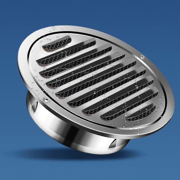 Multifunksjonell Vanntett Rund Robust Ventilasjonsrist i Rustfritt Stål kompatibel med Sikker og Effektiv Garasjeventilasjon 150mm