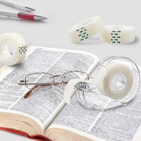 Usynlig Tape Efterfyldninger Til Dispenser 12 Ruller 0,7 Tommer Transparent Tape