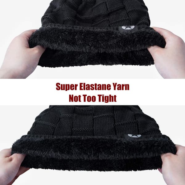 2 stk myke luer strikkede luer vinter herre dame, varm vinter