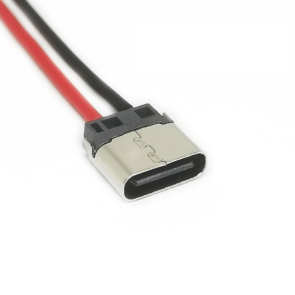5 st USB Type-c 2p svetstråd honkontaktkabel för mobiltelefonladdning Hfmqv One Size