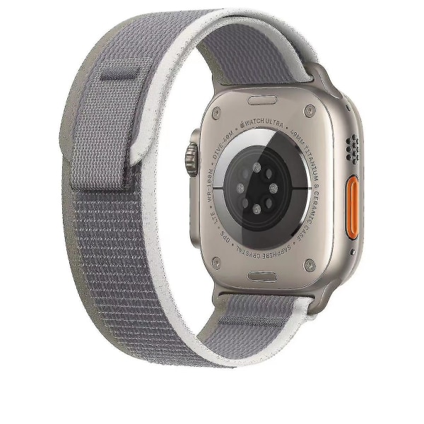 Sopii Apple Watch S7 Apple Watchs 8 Nylon Ultra Canvas 49mm45mm Wild Diameter Ranne 41m Green with Grey 42 44 45 49mm
