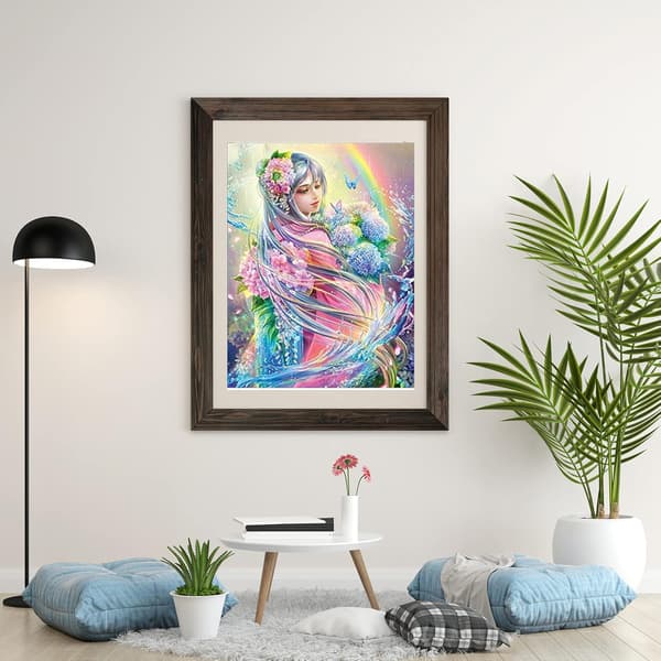 30 * 40 cm 5D-timanttimaalaussarja, ristipisto-timantti