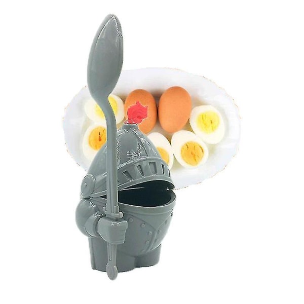 Arthur- Myk eller hardkokt eggekoppholder med en skje inkludert- Knight Design - Kjøkkenutstyr De