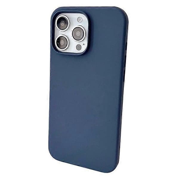 Silikondeksel til iPhone 16 Pro Max, støtsikkert beskyttelsesdeksel Dark Blue