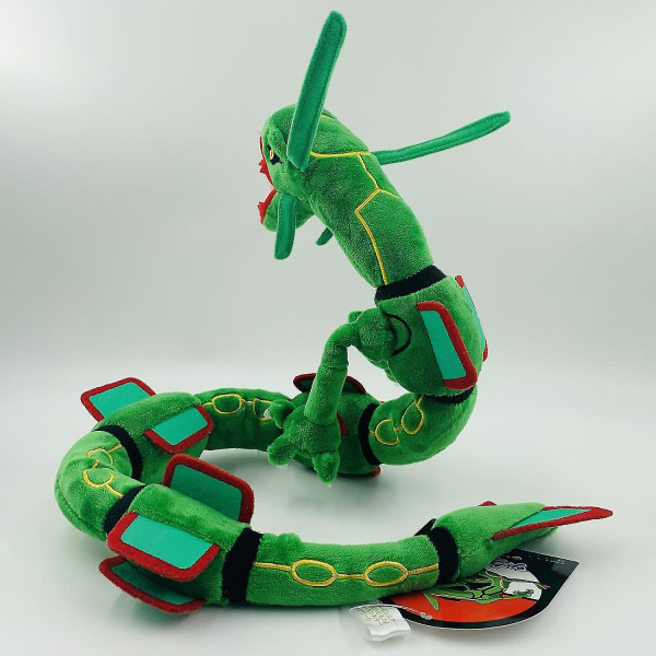 80 cm Rayquaza Pehmolelu Sisäänrakennettu luuranko Söpö Anime-hahmo Lohikäärmenukke Pehmot Sohva Ornamentti Co Musta