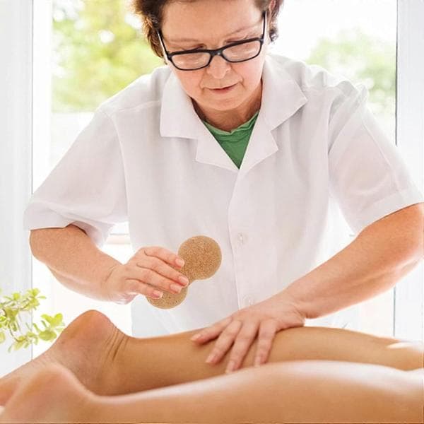 Kork Peanut Massagebold til Muskelafspænding og Triggerpunktterapi Yoga Pilates Selvmassage