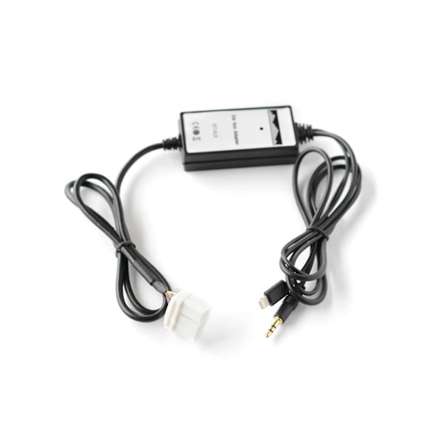 Bilstereo Aux Adapter Stereo CD-växlare för Avensis Yaris (passar inte Navi och pekskärm) Black