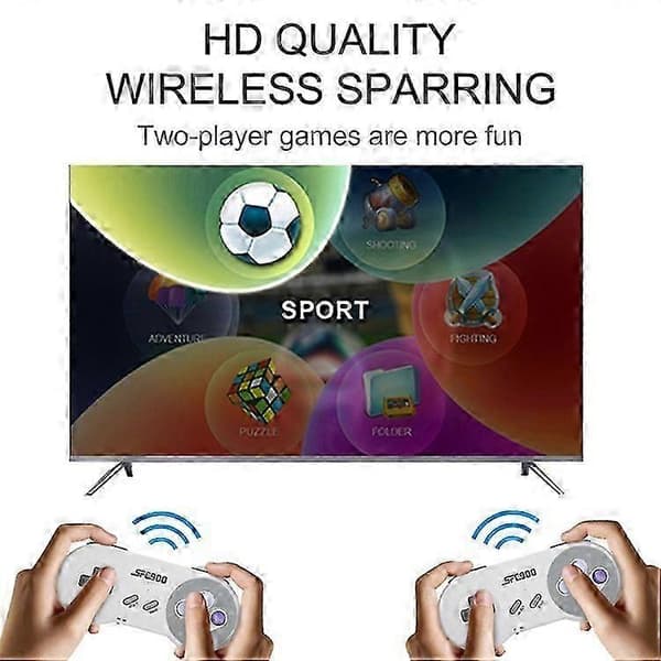 SF900 4700 spil trådløs spilkonsol klassisk videospilcontroller HDMI-udgang Game Stick til TV-computer