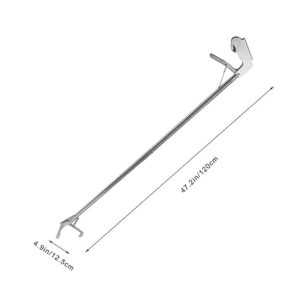 Ormfångarklämma i rostfritt stål Ormfångarverktyg Tång Hållbar ormfångare 120,00 x 12,50 x 2,00 cm Silver