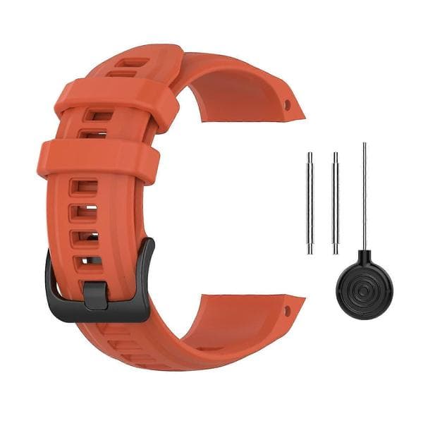 20 mm silikonerem til Garmin Instinct 2s åndbar armbåndsudskiftningsrem til Garmin