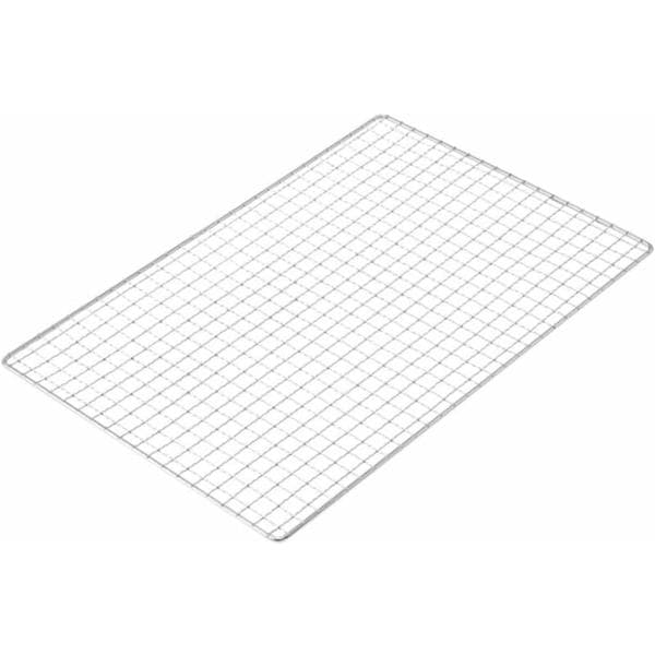 (48x30 cm) BBQ Grill i rustfritt stål, utendørs grilltilbehør