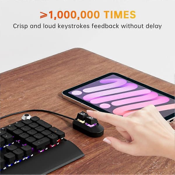 Desktop Computer Switch Button Extension Cable PC Power Button Mekanisk Switch Stil B Svart