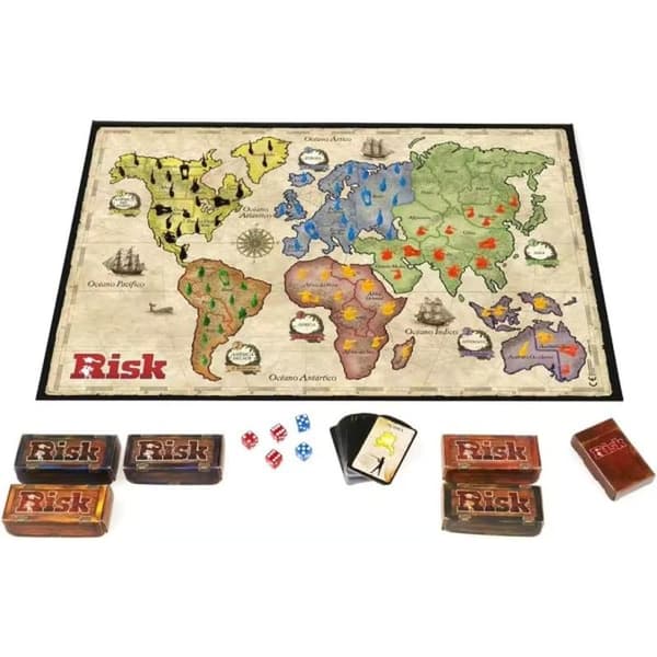 Hasbro Classic Risk Edition Lautapeli - Ajaton Strateginen Viihde