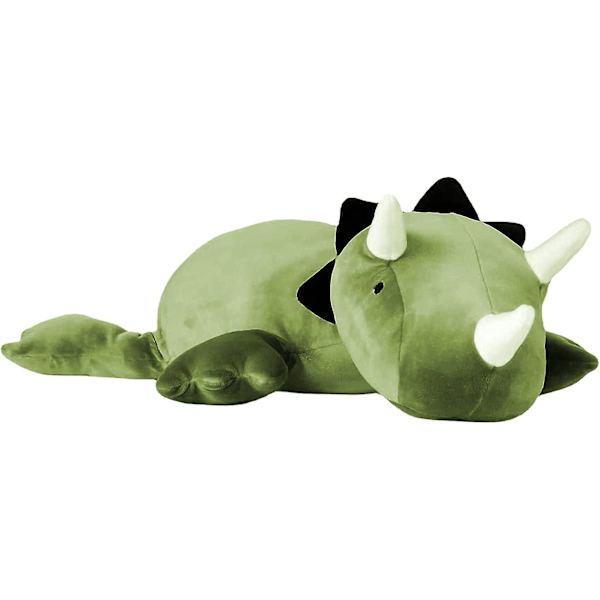 35/45/60/80 cm painotettu dinosaurus pehmolelu täytetty eläin dinosaurus tyyny pehmolelu pojille tytöille Green 35CM