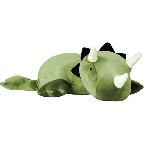 35/45/60/80 cm painotettu dinosauruspehmolelu täytetty eläin dinosaurus tyyny pehmolelu pojille tytöille Green 45CM
