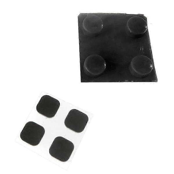 Blå Grå Rød Skruefotdekselsett Erstatning for 3DS XL 3DS LL Konsoll – Flott Ytelse black