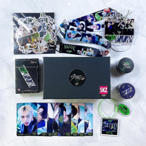 Stray Kids New Maxident Box Set Kpop Merche Photos Nøkkelring for Skz Fans C
