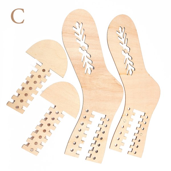 st/ set trästrumpa Blocker Bårar Sock Display Hand K C