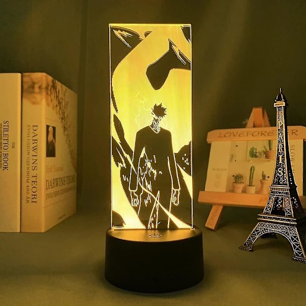 Anime Solo Leveling Jin-woo Sung Figur Led Lampe 3d Nat Lys Anime Lovers Gave Lys Til Led Nat Lamper Til Børn Soveværelse Dekoration Barn Fødselsdag
