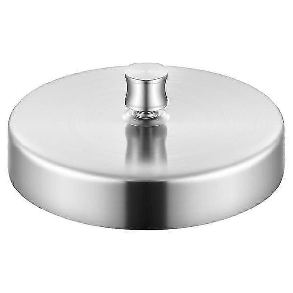 304 rustfritt stål biffkjeks risbollepresse (12cm + 50 ark med smørepapir) SZRH 0.5 5