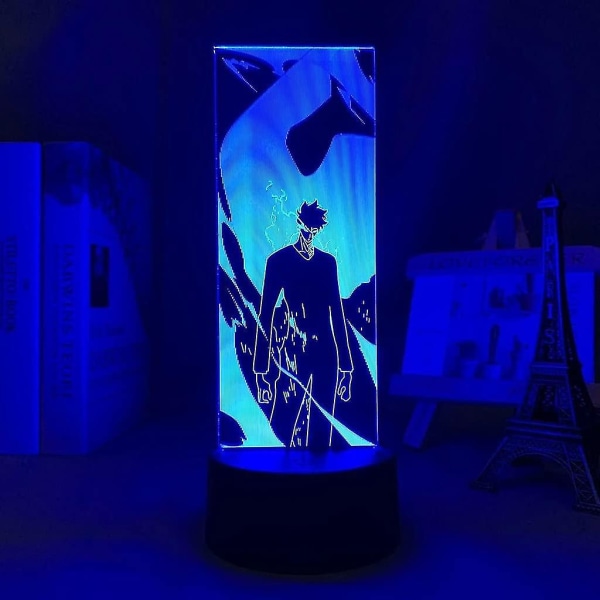 Anime Solo Leveling Jin-woo Sung Figur Led Lampa 3d Nattljus Anime Lovers Presentlampa För Led Nattlampor För Barn Sovrumsdekoration Barn Födelsedag