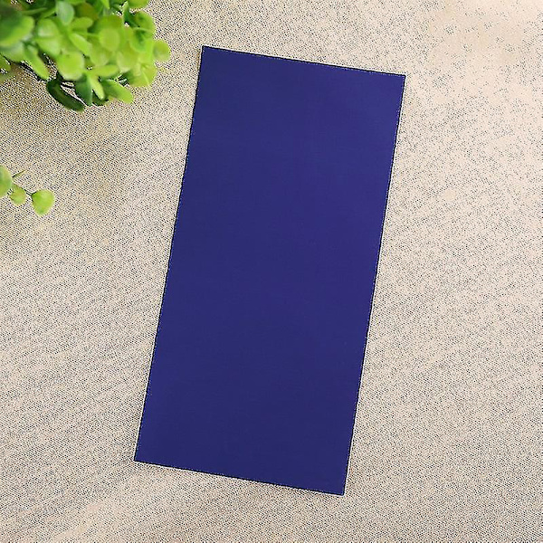 2 stk selvklebende lapper klistremerke for klær DIY for dunjakker stoff Sapphire blue