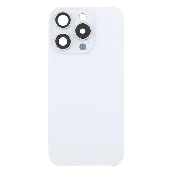 Original batterideksel i glass for iPhone 16 Pro White