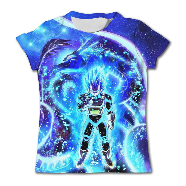 Børnetrøjer Dragon Ball Z T-shirt Anime T-shirts Cartoon Goku T-shirts Drengetøj Børneoverdele 2024 Sommer Kortærmede T-shirts TX-1942 Kids 120cm