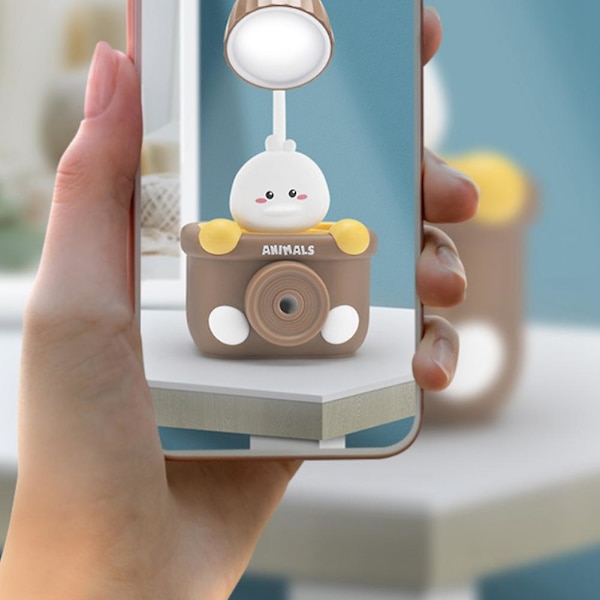 Ny Mini Cute Duck Bordlampe LED Lading Student Øyebeskyttelse Læring Spesial Liten Bordlampe Blå blue