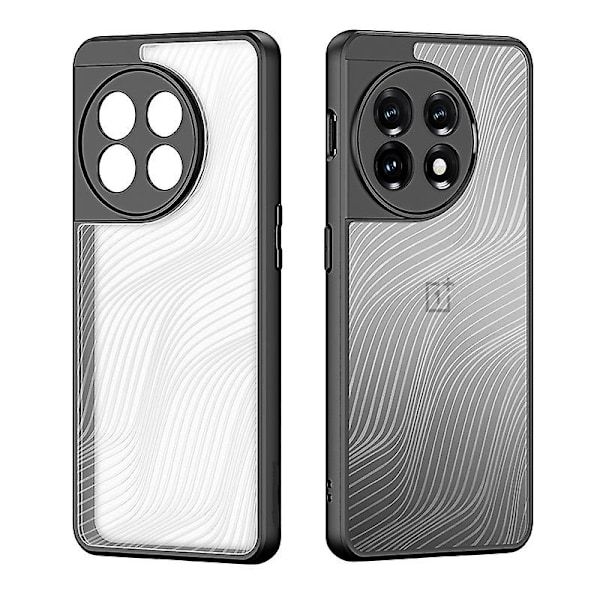 Kirkas Kotelo OnePlus 12:lle, Kellastumaton, naarmuuntumaton, erittäin ohut PC-mattakotelo, pehmeä TPU-puskuri, iskunkestävä kotelo