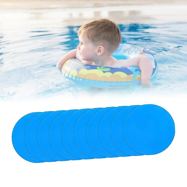 10 st Pool Reparationslapp Vattentät Lim PVC Uppblåsbara Båtar Reparationstejp För Simbassänger
