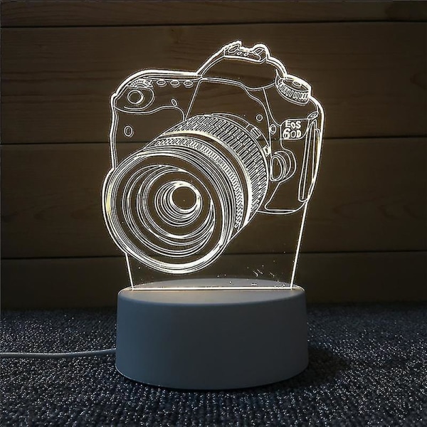 Creative 3d Led bordlampe / dekorativ nattlampe / bordlampe Lucky Cat