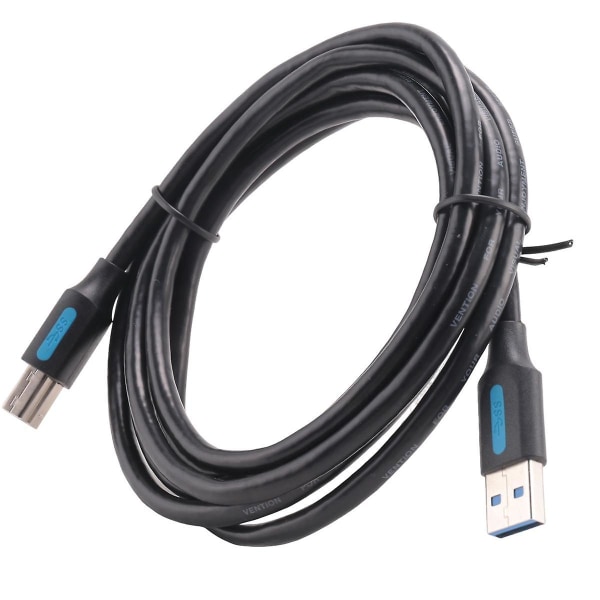 Printerkabel USB 3.0 Indtast et han-til-b-han-kabel til printer 2M Black