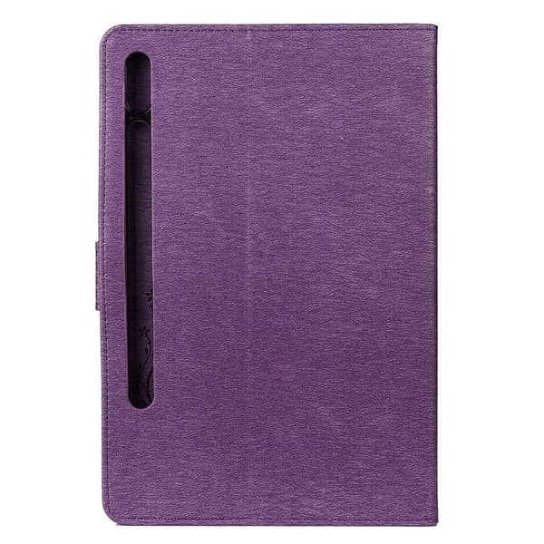Læderetui til Galaxy Tab S8/ Tab S7 T870/ T875 Purple