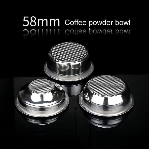 58mm filterkorg för portafilter Återanvändbar kaffekärl för hem och kafé
